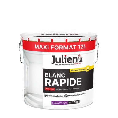 Peinture intérieure rapide - blanc - velours - 12l. disponible abidjan cote d'ivoire.