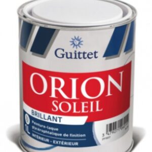Peinture laque de finition glycéro orion soleil brillant   – menuiseries bois et métal intérieures - a+ - blanc – 1 l. disponible abidjan cote d'ivoire.