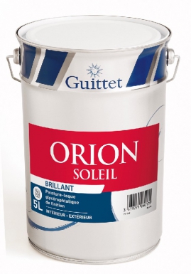 Peinture laque de finition glycéro orion soleil brillant   – menuiseries bois et métal intérieures - a+ - blanc – 3 l. disponible abidjan cote d'ivoire.