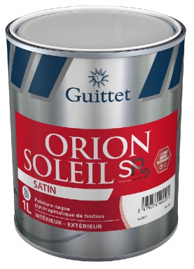 Peinture-laque de finition glycéro orion soleil sr satinée – pour la décoration et la protection des menuiseries bois intérieures et extérieures et des menuiseries métalliques intérieures - séch. disponible abidjan cote d'ivoire.