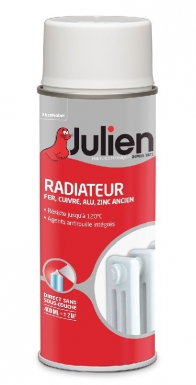 Peinture radiateur - direct sans sous-couche - agents antirouille intégrés - résiste jusqu'à 120°c - ne s'écaille pas - bombe aérosol 400 ml - mat - blanc. disponible abidjan cote d'ivoire.