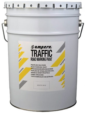 Peinture routière traffic paint marquage sol - résine acrylique - séchage rapide - 25 kg - blanc ral 9016. disponible abidjan cote d'ivoire.