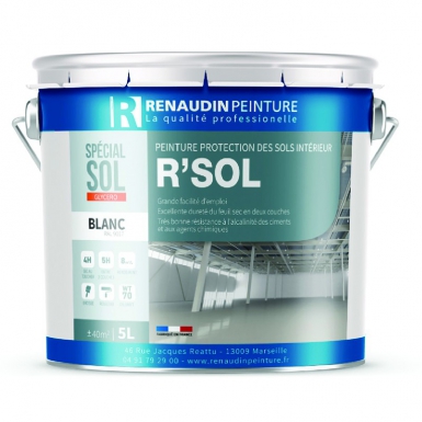Peinture sol r'sol pour la protection des sols ciment en intérieur - noir - 15 l. disponible abidjan cote d'ivoire.