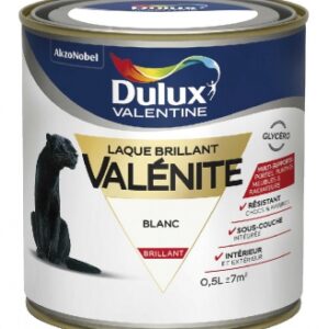 Peinture valenite – résistant aux chocs et rayures - sous-couche intégrée – 0,5 l - brillant - noir. disponible abidjan cote d'ivoire.