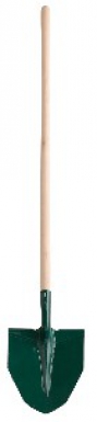 Pelle de terrassier batipro à bords droits, manche bois, largeur 28 cm, poids tête 1,05 kg. disponible abidjan cote d'ivoire.