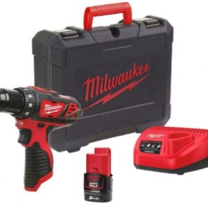 Perceuse visseuse m12™ 12v + 1 batterie 2ah + 1 chargeur 12v + coffret. disponible abidjan cote d'ivoire.