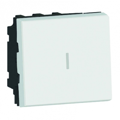 Permutateur 10ax 250v~ mosaic 2 modules - blanc. disponible abidjan cote d'ivoire.