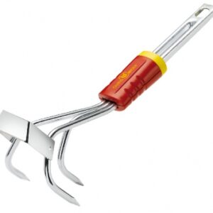 Petite griffe sarcleuse multi-star lbm - 3 dents spatulées + lame - acier galvanisé et verni - largeur de travail 7 cm. disponible abidjan cote d'ivoire.