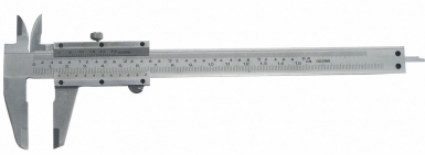 Pied à coulisse acier chromé - 1/50e, becs 63/24 mm jauge profondeur, capacité 300 mm. disponible abidjan cote d'ivoire.