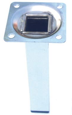Pied de meuble métal carré 25 mm chromé h. disponible abidjan cote d'ivoire.