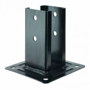 Pied de poteau carré de jardin 70x70 mm base 150x150 mm haut. disponible abidjan cote d'ivoire.