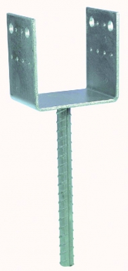 Pied de poteau en u à sceller ppd80/70g dim. disponible abidjan cote d'ivoire.