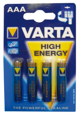 Pile alkaline high energy lr03 - 1,5 v - blister 4 piles. disponible abidjan cote d'ivoire.