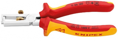 Pince à dénuder - tête chromée - branches avec isolation pvc 1000 v - long. disponible abidjan cote d'ivoire.