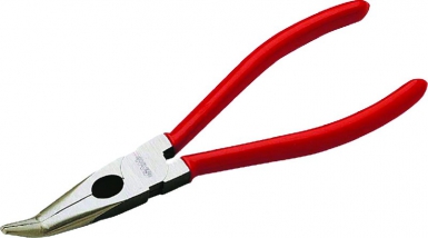 Pinces à bec demi-rond coudé pvc polies vernies - lg. disponible abidjan cote d'ivoire.