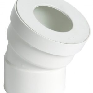 Pipe courte femelle sortie 22°30 avec joint à lèvre en élast. disponible abidjan cote d'ivoire.