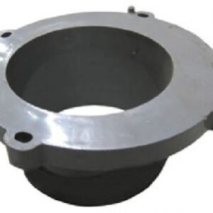 Piquage pour sortie verticale - ø 100 - livré avec vis - coloris gris clair. disponible abidjan cote d'ivoire.