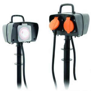 Piquet de jardin + programmateur journalier étanchéité ip44 - lg. disponible abidjan cote d'ivoire.