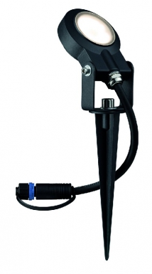 Piquet à planter plug & shine string ip67 6 w 270 lm 3000°k 24 v anthracite dim. disponible abidjan cote d'ivoire.