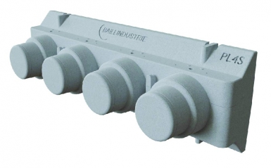 Plénum prêt-à-poser pl4s en pse graphité comprenant 3 piquages de 250/200/160 mm - dim. disponible abidjan cote d'ivoire.