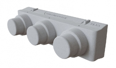 Plénum prêt-à-poser plxs en pse graphité comprenant 3 piquages de 200/160/160 mm - dim. disponible abidjan cote d'ivoire.