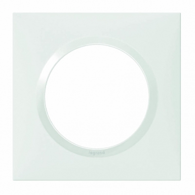 Plaque carrée dooxie 1 poste finition blanc. disponible abidjan cote d'ivoire.