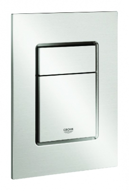 Plaque de commande skate cosmopolitan s supersteel grohe double touche - chromé. disponible abidjan cote d'ivoire.