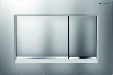 Plaque de déclenchement geberit sigma30 pour rinçage double touche. disponible abidjan cote d'ivoire.