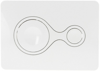 Plaque de déclenchement infinity double touche - blanc. disponible abidjan cote d'ivoire.