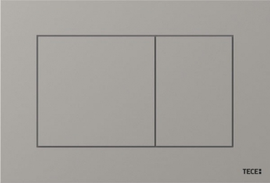 Plaque de déclenchement tecenow plastic double touche - chromé brillant. disponible abidjan cote d'ivoire.