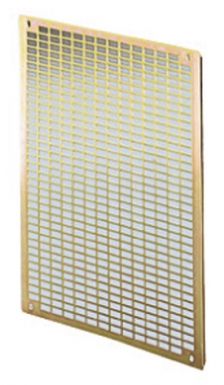 Plaque de fond perforée acier zingué pour coffrets 46 lxh: 585x800 mm. disponible abidjan cote d'ivoire.