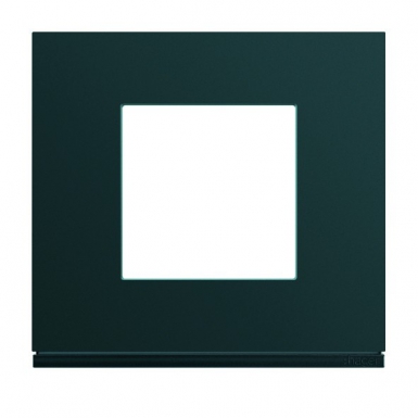 Plaque gallery horizontal entraxe 71 mm 1 poste anthracite peinture métalisée. disponible abidjan cote d'ivoire.