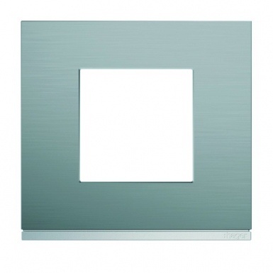 Plaque gallery horizontal entraxe 71 mm 1 poste bright inox inox brillant. disponible abidjan cote d'ivoire.