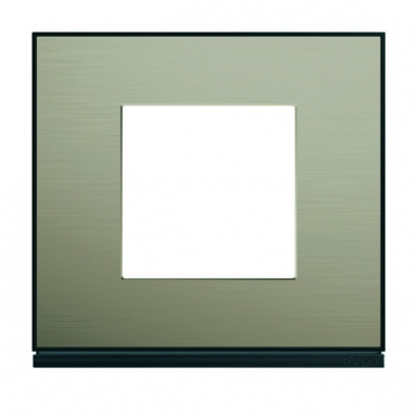 Plaque gallery horizontal entraxe 71 mm 1 poste bronze effet bronze. disponible abidjan cote d'ivoire.