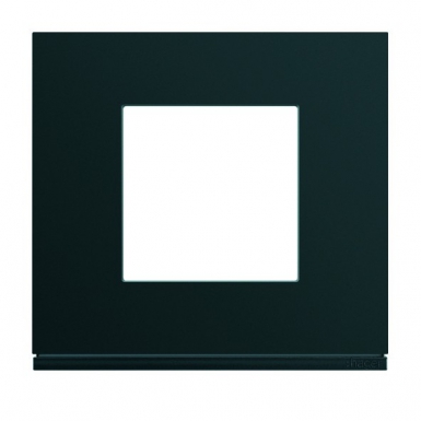 Plaque gallery horizontal entraxe 71 mm 1 poste night peinture satinée. disponible abidjan cote d'ivoire.