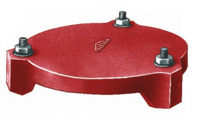 Plaque hermétique complète fonte sme - ø 100 - e: 175 mm. disponible abidjan cote d'ivoire.