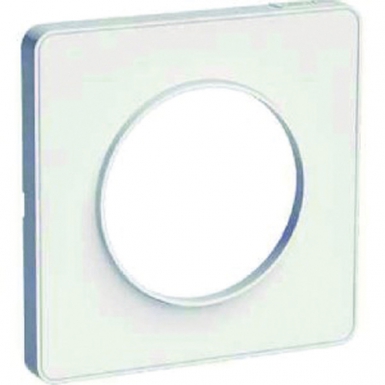 Plaque odace touch 1 poste support blanc coloris blanc mat. disponible abidjan cote d'ivoire.