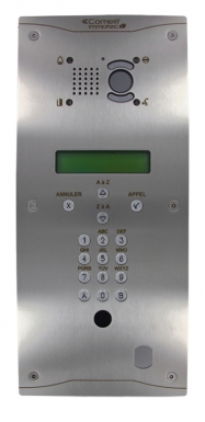 Platine de rue digitale vidéo inox à défilement " pic5 " agréée hlm. disponible abidjan cote d'ivoire.