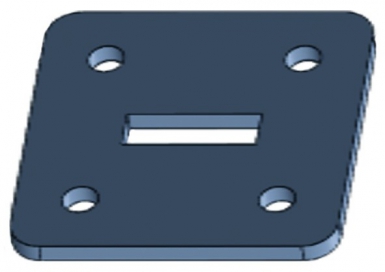 Platine pose au sol 100 x 100 x 6 mm. disponible abidjan cote d'ivoire.