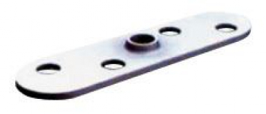 Platine pour fixation monture sur chant 100x25 mm trou ø m10. disponible abidjan cote d'ivoire.