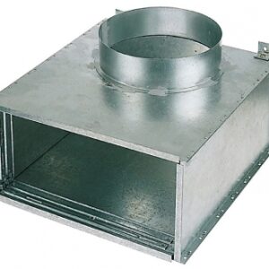Plenum isolé bbg-l - piquage latéral - 400x200. disponible abidjan cote d'ivoire.