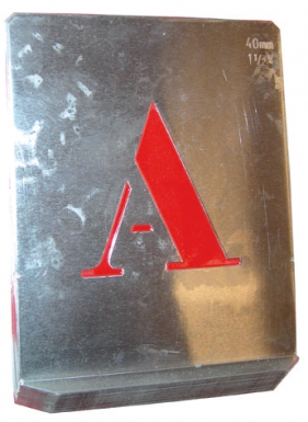 Pochoir alphabet alu. disponible abidjan cote d'ivoire.