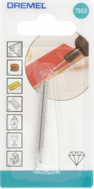 Pointe diamant 7103 (x2) - ø queue 3,2 mm - ø fonctionnement 2,0 mm. disponible abidjan cote d'ivoire.
