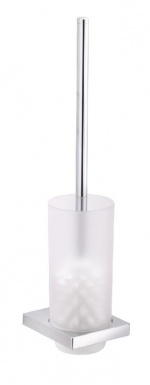 Porte-balai complet avec verre en cristal mat - edition 11 - chromé. disponible abidjan cote d'ivoire.