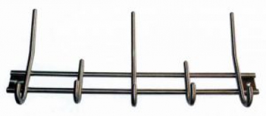 Porte-manteau double inox aisi 304 brossé haut. disponible abidjan cote d'ivoire.