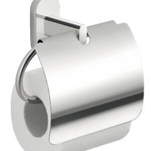 Porte-rouleau avec couvercle - febo - chromé. disponible abidjan cote d'ivoire.