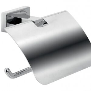 Porte-rouleau avec couvercle - léa - chromé. disponible abidjan cote d'ivoire.
