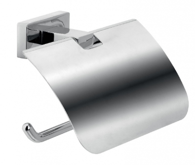 Porte-rouleau avec couvercle - léa - chromé. disponible abidjan cote d'ivoire.