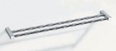 Porte-serviette 2 barres fixes 60 cm - metric - chromé. disponible abidjan cote d'ivoire.