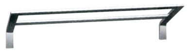 Porte-serviette 2 barres fixes 60 cm - sensis - chromé. disponible abidjan cote d'ivoire.